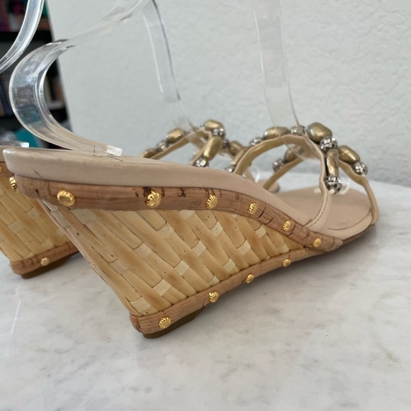 Giuseppe Zanotti Y2K Studded Wedge Sandals Size 41 - Picture 9 of 16